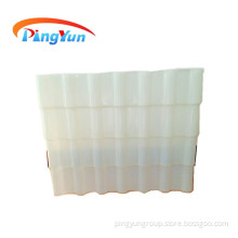 PVC translucent corrugated roof tile for lighting